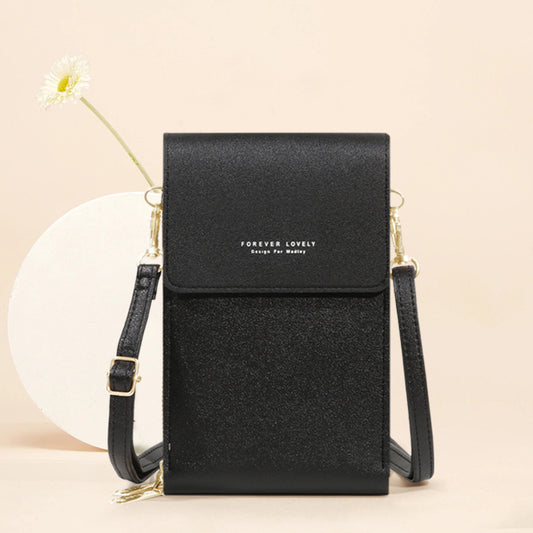 Amoria Bags Leather Crossbody Mobile Wallet