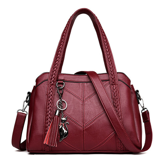 Amoria Bags Handbag with Shoulder Strap and Zipper Closure