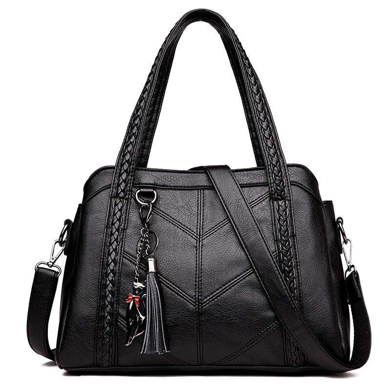 Amoria Bags Handbag with Shoulder Strap and Zipper Closure