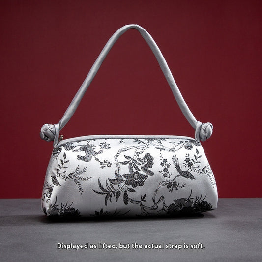 Amoria Bags Vintage Silk Ladies Hand Bag