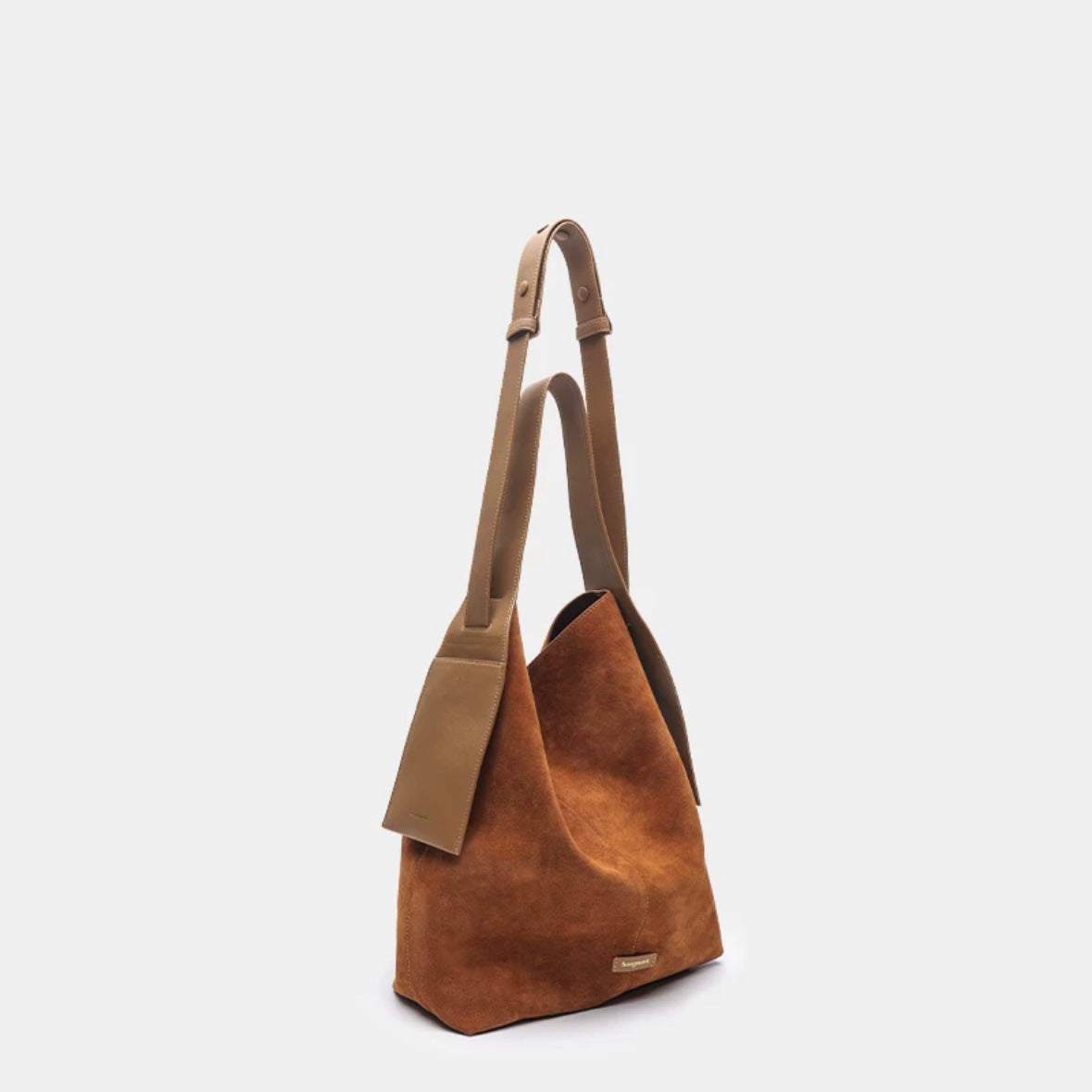 Amoria Bags Structured Tote Bag with Wide Strap
