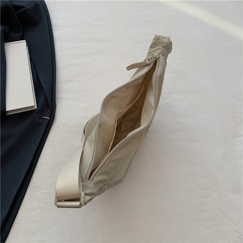 Amoria Bags Cleo Nylon Dumpling Shoulder Messenger Bag