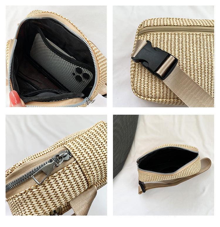 Amoria Bags Lightweight Fabric Waist Bag with Adjustable Strap