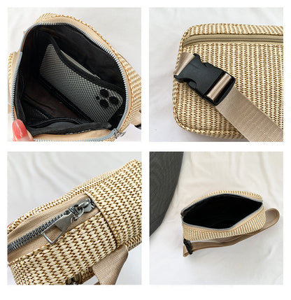 Amoria Bags Lightweight Fabric Waist Bag with Adjustable Strap