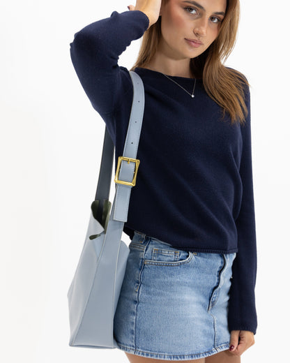 Amoria Bags Julie Shoulder Bag – Black Vegan Leather