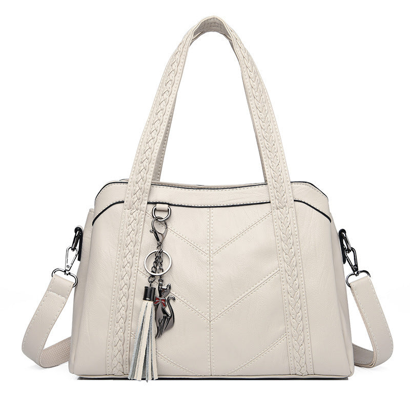 Amoria Bags Handbag with Shoulder Strap and Zipper Closure