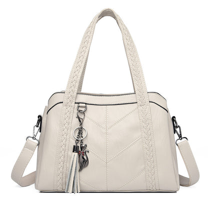 Amoria Bags Handbag with Shoulder Strap and Zipper Closure