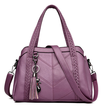 Amoria Bags Handbag with Shoulder Strap and Zipper Closure