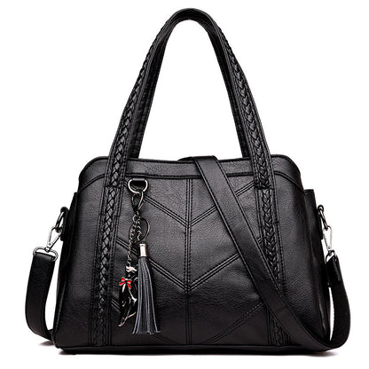 Amoria Bags Handbag with Shoulder Strap and Zipper Closure