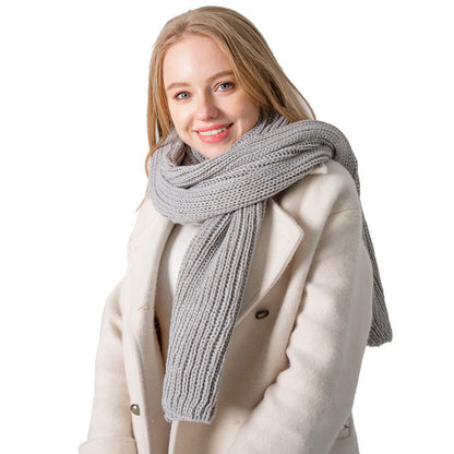 Amoria Bags Polar Rectangular Ribbed Knit Scarf