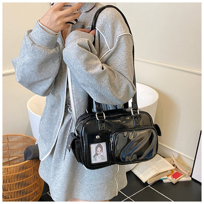 Amoria Bags Transparent Crossbody Backpack