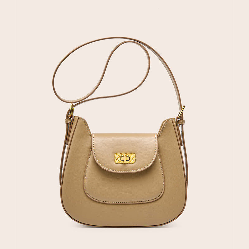 Amoria Bags Alice Genuine Leather Saddle Shoulder Bag