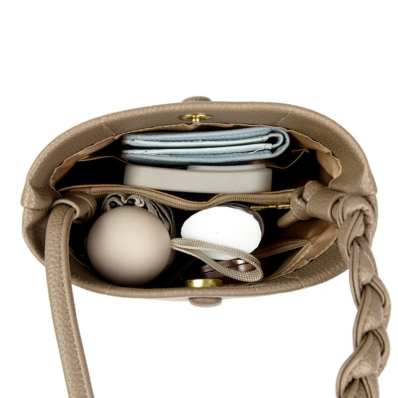 Amoria Bags Crossbody Bag with Braided Strap Detail