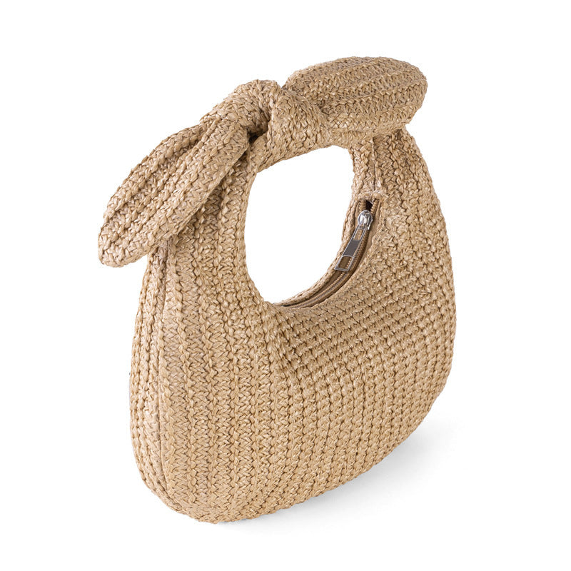 Amoria Bags Ammos Straw Handbag