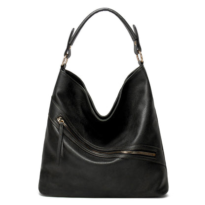 Amoria Bags Axis Oily Leather Handbag
