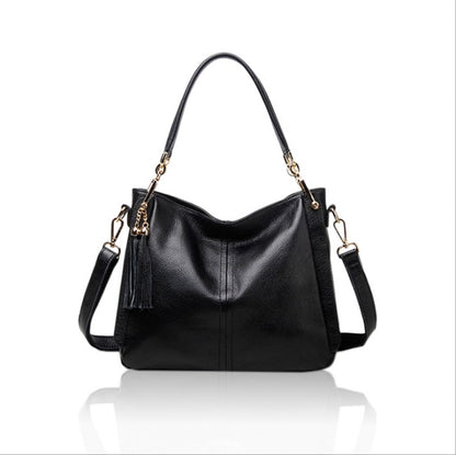 Amoria Bags Handbag with Detachable Shoulder Strap and Tassel Detail