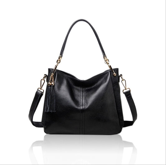 Amoria Bags Handbag with Detachable Shoulder Strap and Tassel Detail