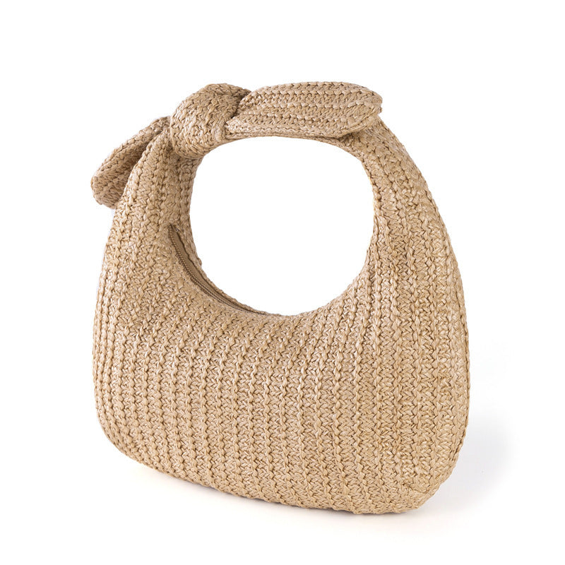 Amoria Bags Ammos Straw Handbag