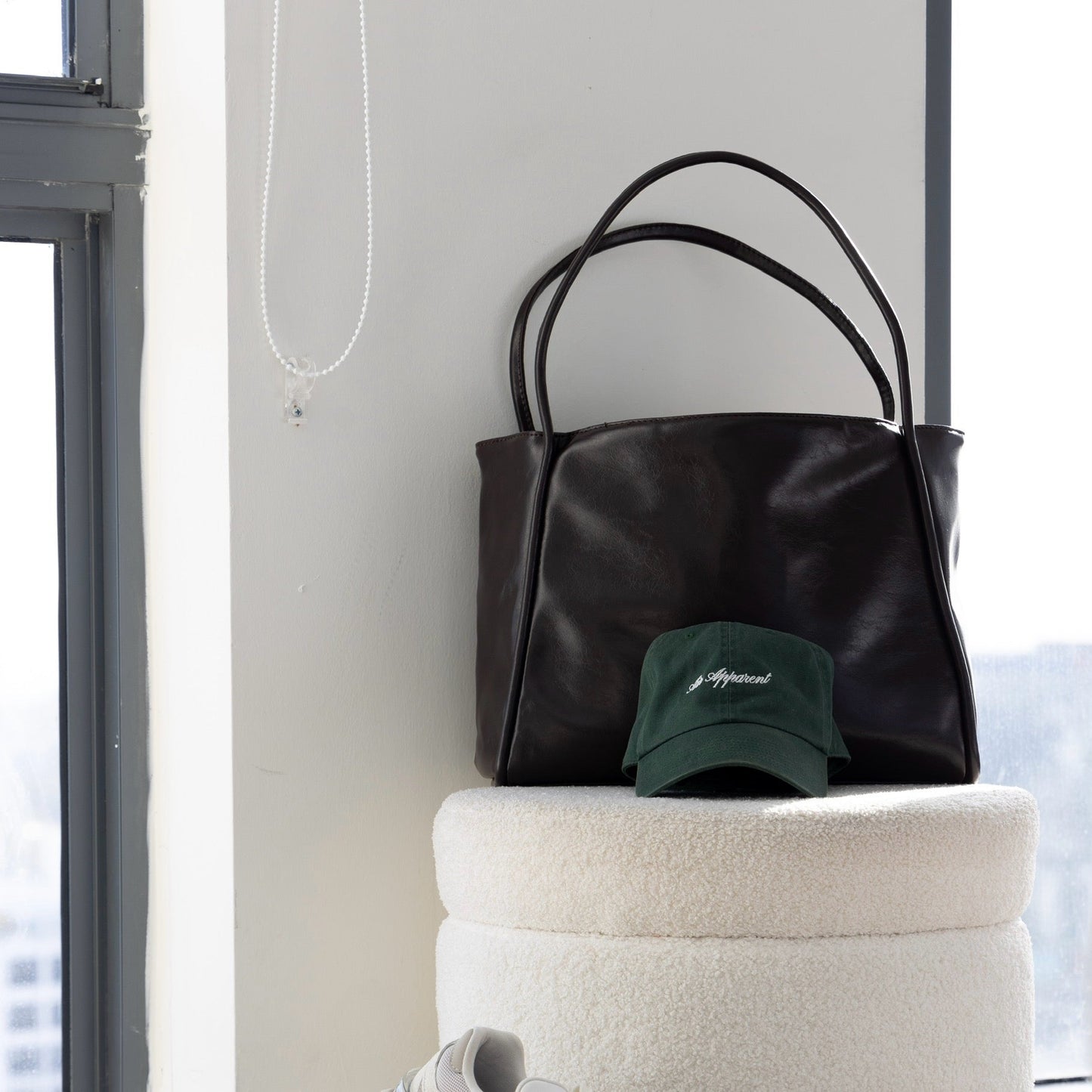 Amoria Bags Blair Shoulder Bag – Black Vegan Leather