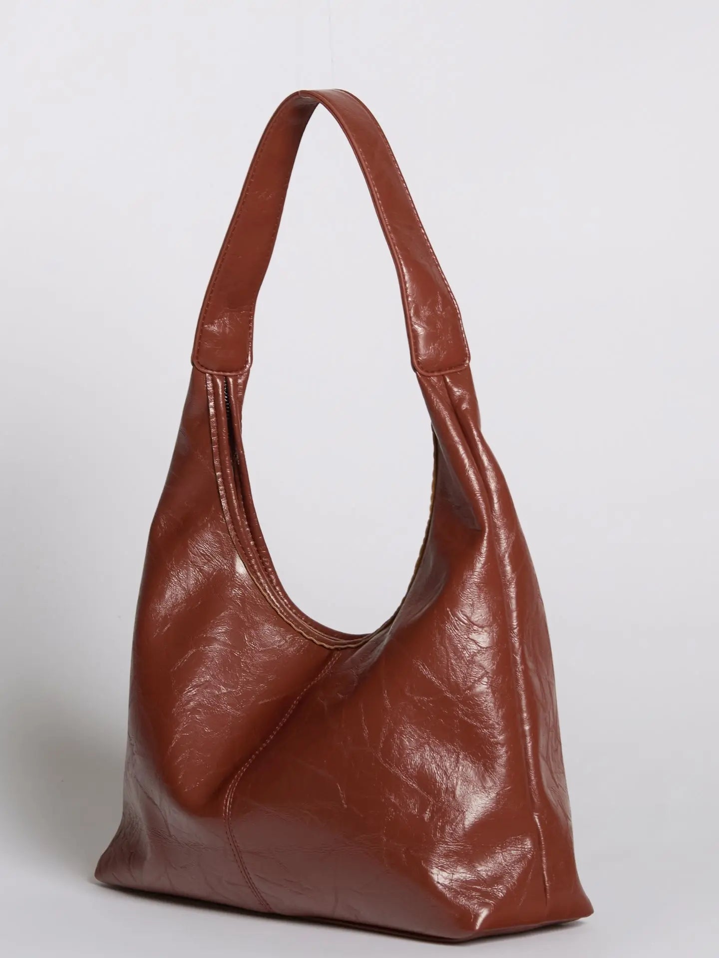 Amoria Bags Scarlett Distressed Leather Tote – Brown