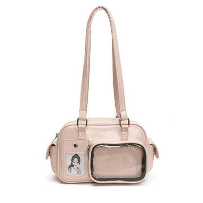 Amoria Bags Transparent Crossbody Backpack