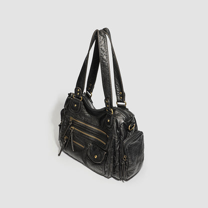 Amoria Bags Tote Bag with Multiple Zipper Pockets