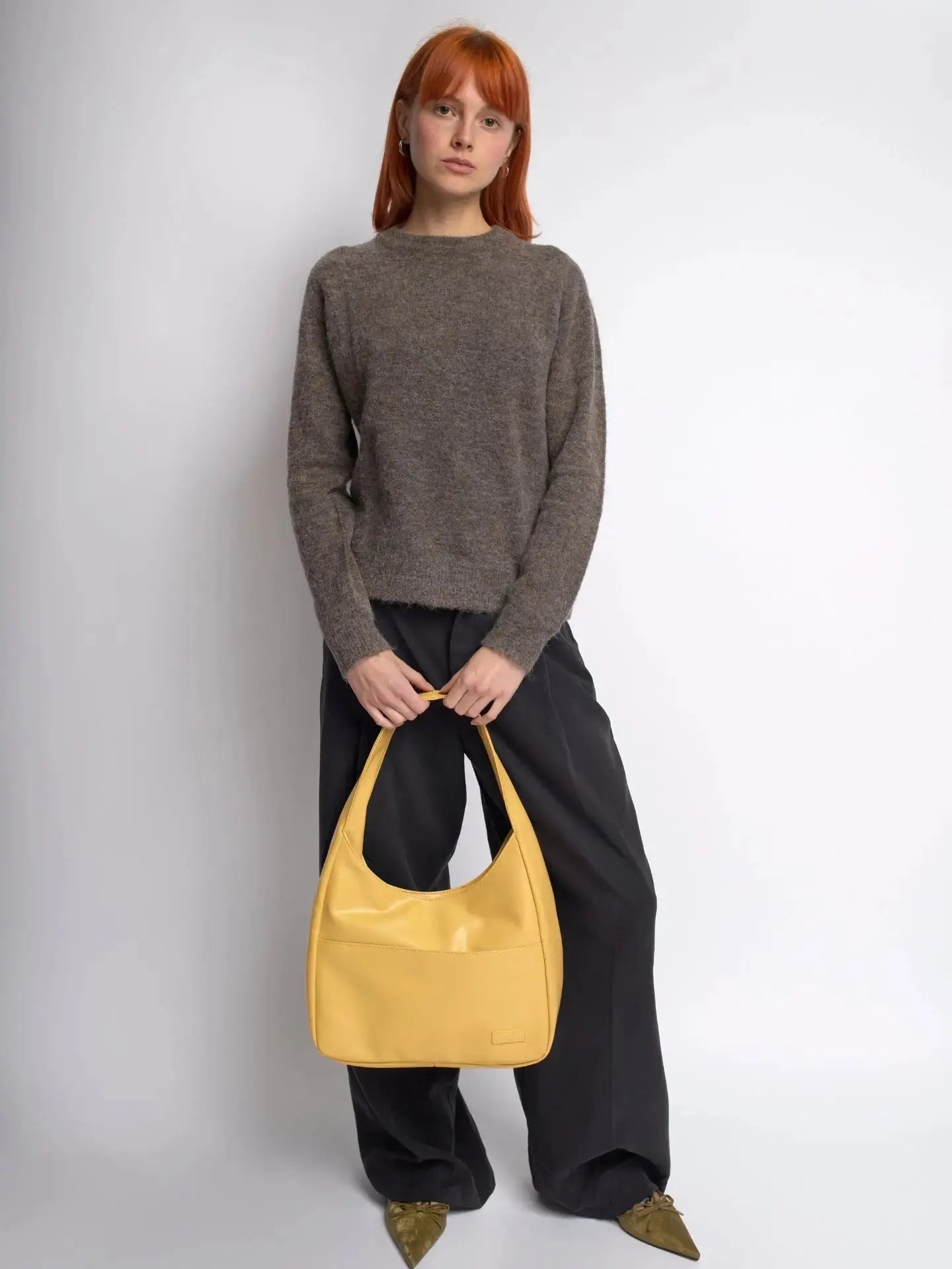 Amoria Bags Everyday BB Shoulder Bag – Black Vegan Leather