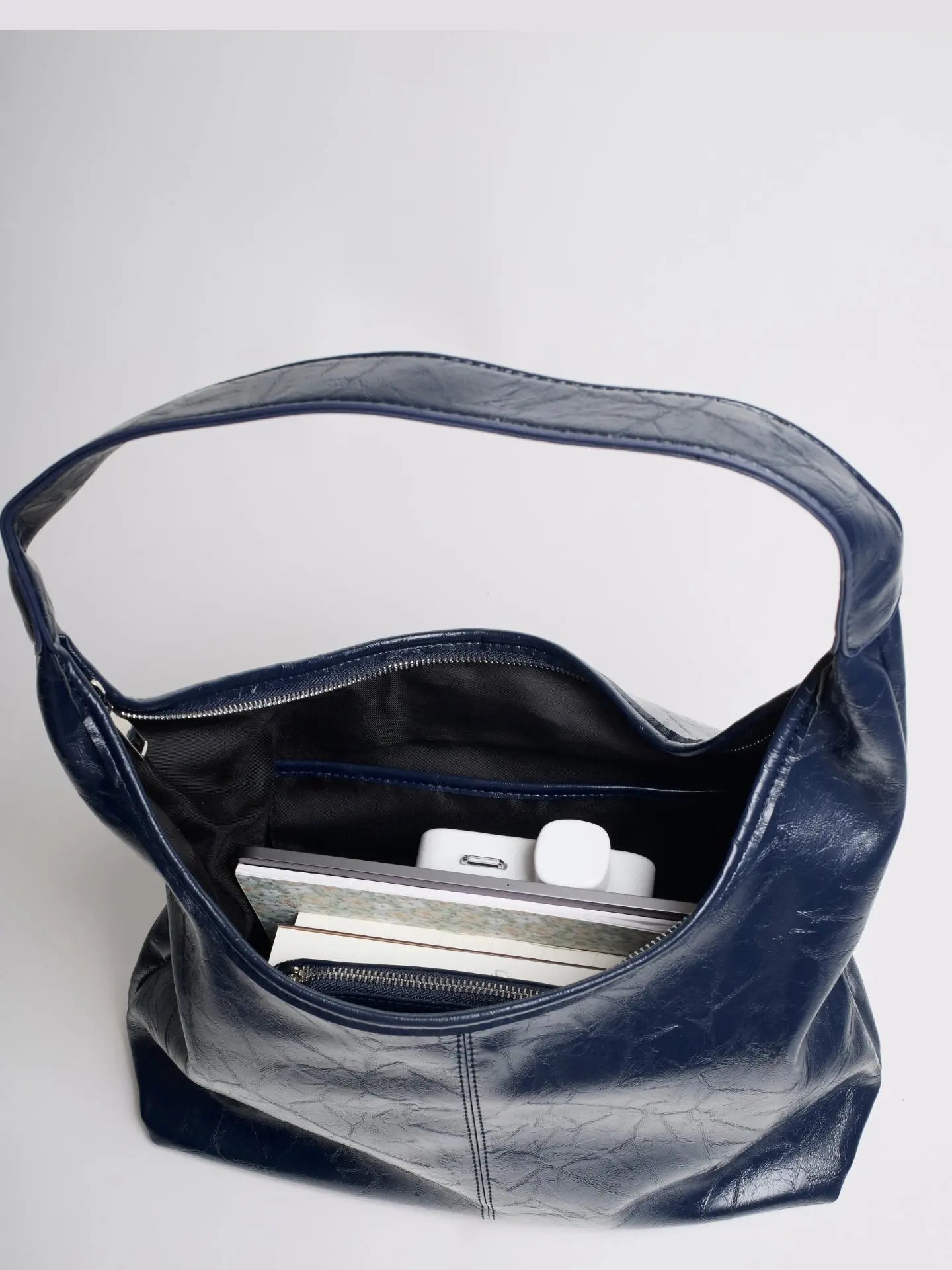 Amoria Bags Scarlett Distressed Leather Tote – Brown