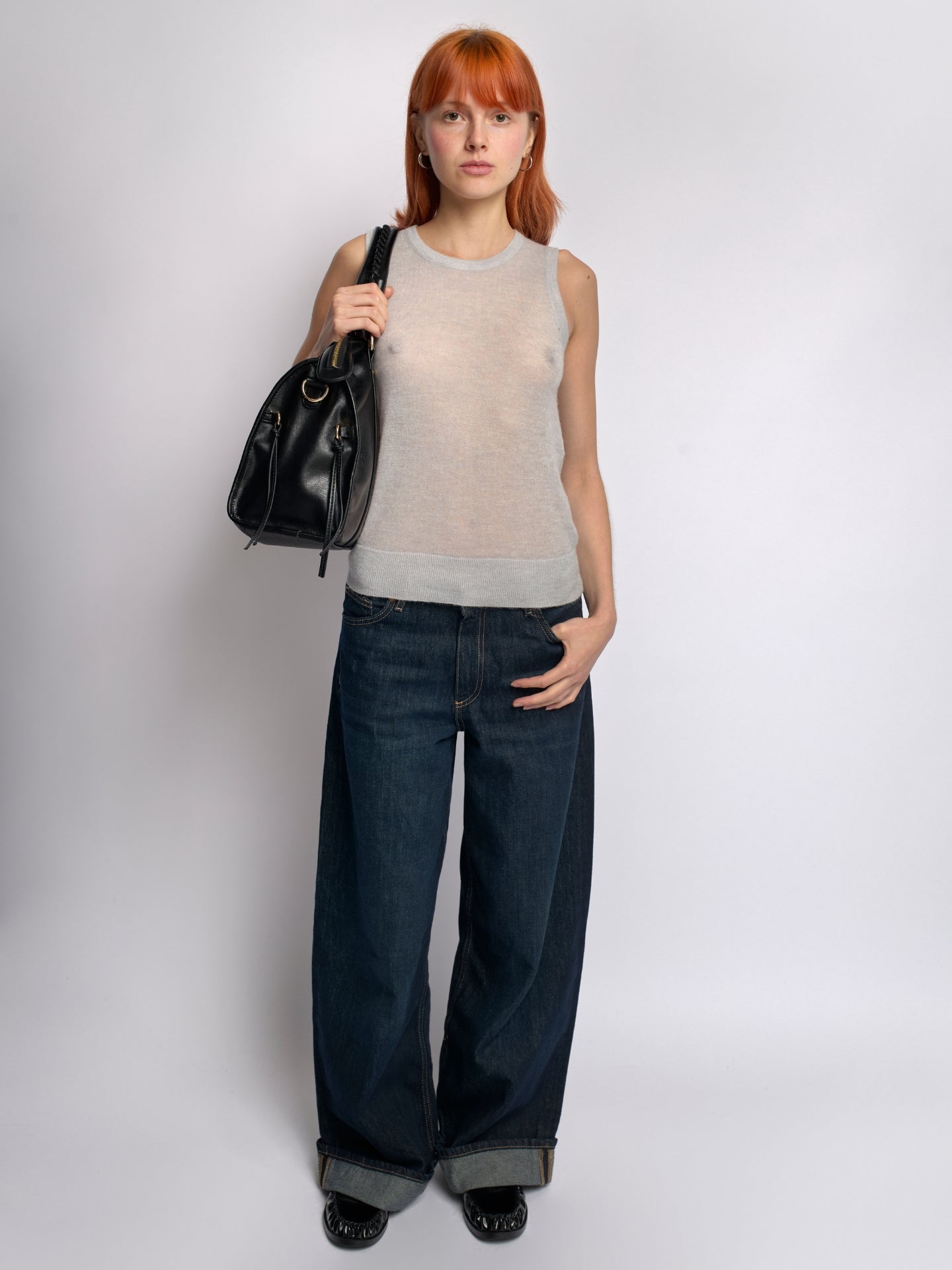 Amoria Bags Vivienne Paris Shoulder Bag – Black Leather