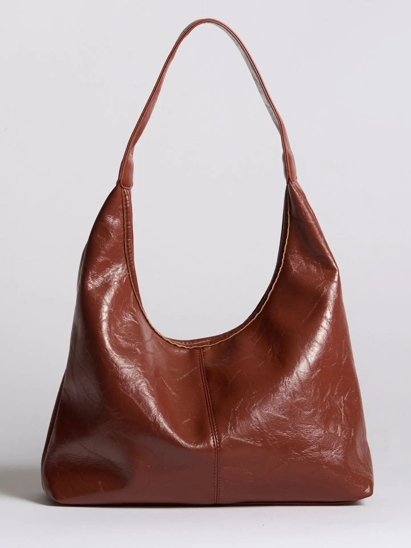 Amoria Bags Scarlett Distressed Leather Tote – Brown
