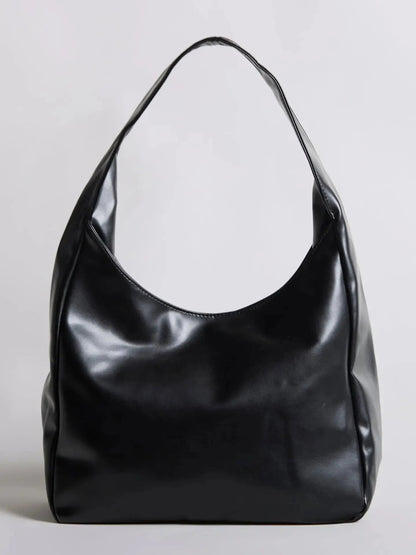 Amoria Bags Everyday BB Shoulder Bag – Black Vegan Leather