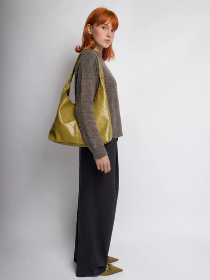 Amoria Bags Scarlett Distressed Leather Tote – Brown