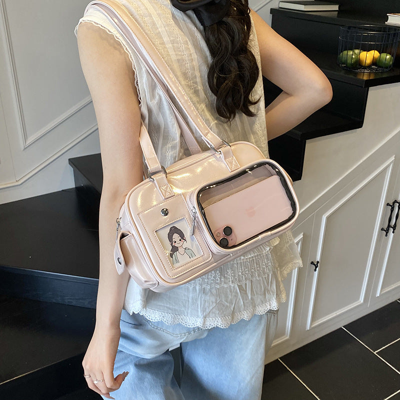 Amoria Bags Transparent Crossbody Backpack