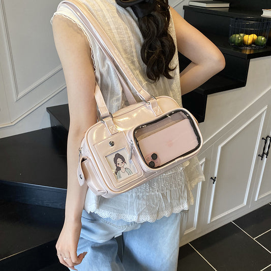 Amoria Bags Transparent Crossbody Backpack