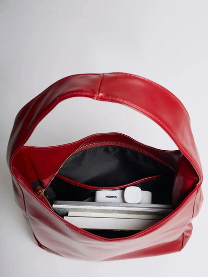 Amoria Bags Everyday BB Shoulder Bag – Black Vegan Leather