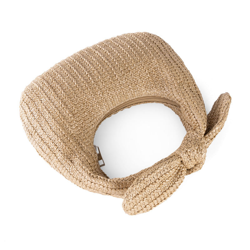 Amoria Bags Ammos Straw Handbag