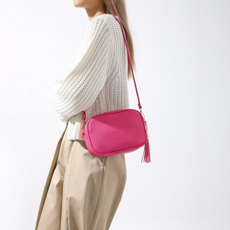 Amoria Bags Vera PU Leather Small Square Crossbody Bag