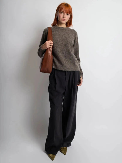 Amoria Bags Everyday BB Shoulder Bag – Black Vegan Leather