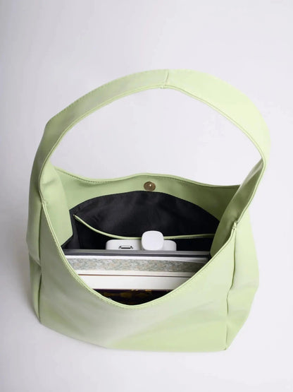 Amoria Bags Everyday BB Shoulder Bag – Black Vegan Leather