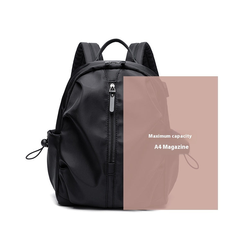 Amoria Bags Oxford Backpack with Zipper Closure