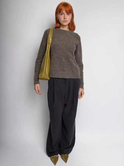 Amoria Bags Scarlett Distressed Leather Tote – Brown