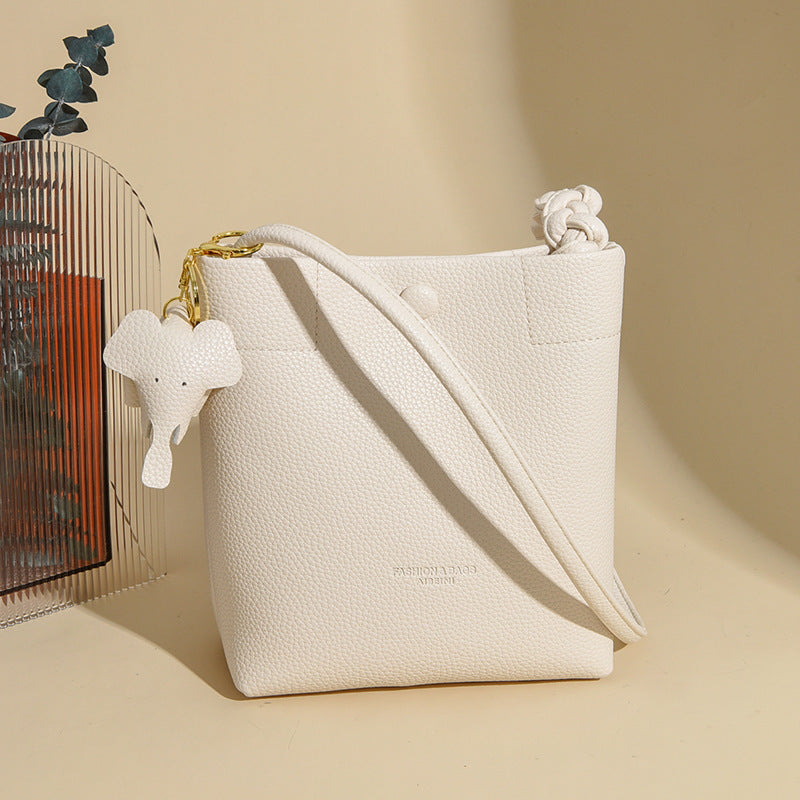 Amoria Bags Crossbody Bag with Braided Strap Detail