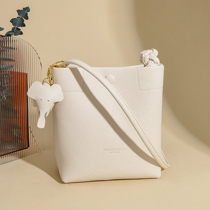 Amoria Bags Crossbody Bag with Braided Strap Detail