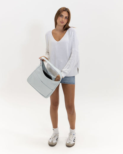 Amoria Bags Maya Shoulder Bag – Black Vegan Leather