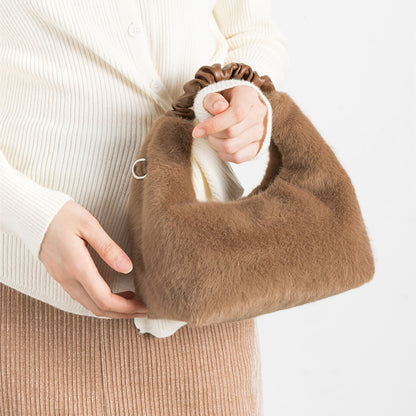 Amoria Bags Capiba Soft Plush Shoulder Bag