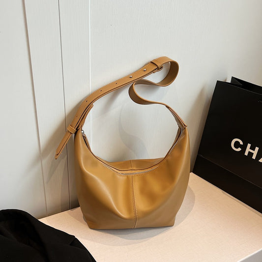 Amoria Bags Zepha Shoulder Bag with Zipper Closure and Adjustable Strap