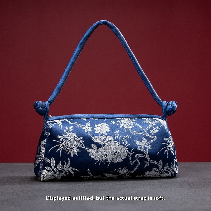 Amoria Bags Vintage Silk Ladies Hand Bag