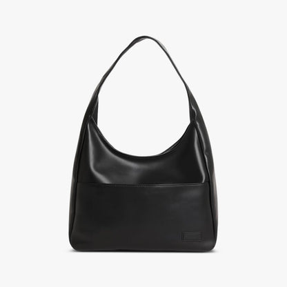 Amoria Bags Maya Shoulder Bag – Black Vegan Leather