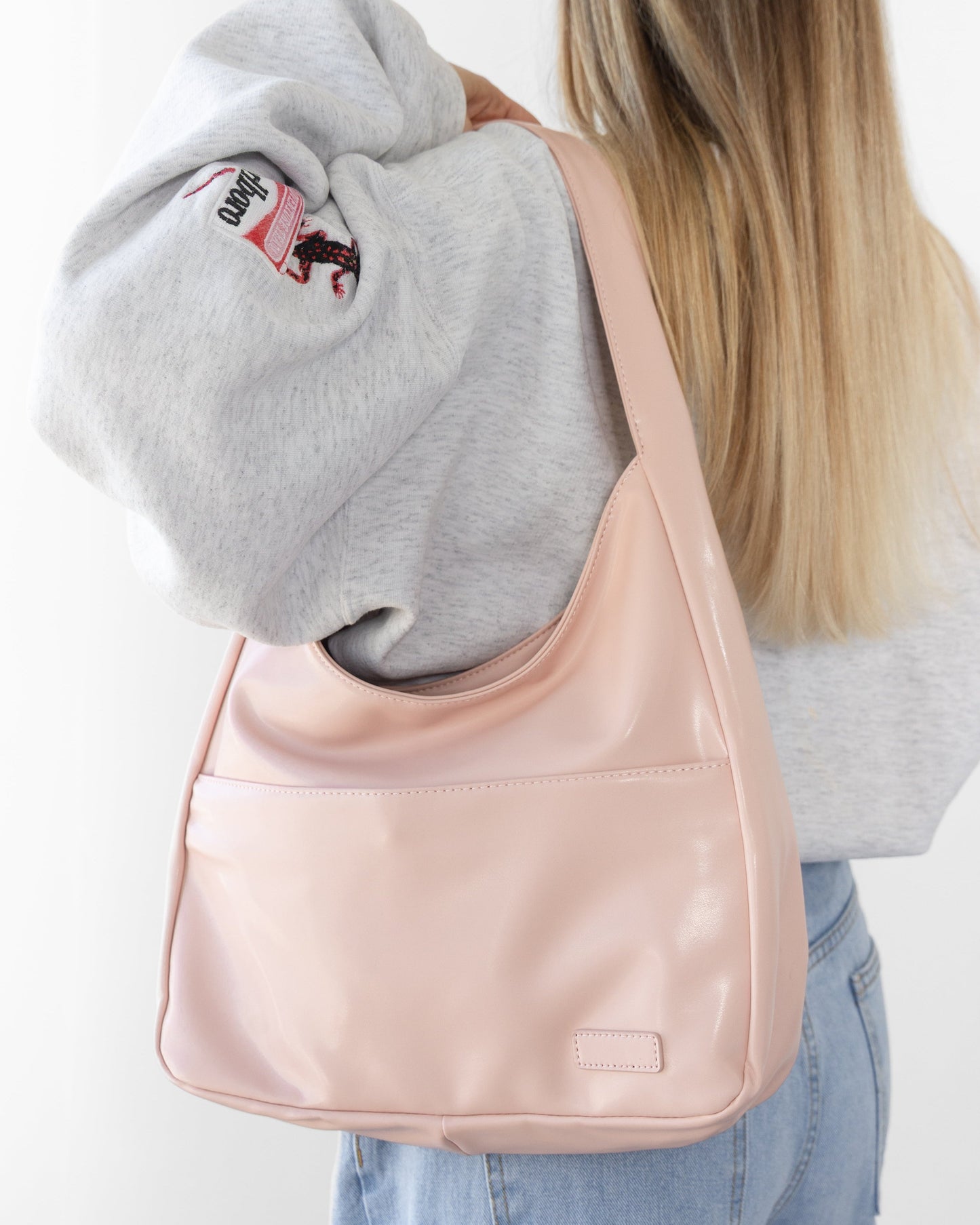 Amoria Bags Maya Shoulder Bag – Black Vegan Leather