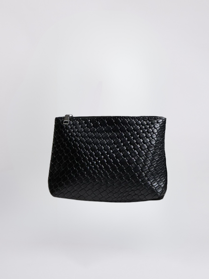 Amoria Bags Chic Constance Mini Pouch – Black Vegan Leather